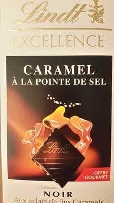 Lindt Excellence Noir Caramel à la Pointe de Sel (Offre Gourmet) packshot