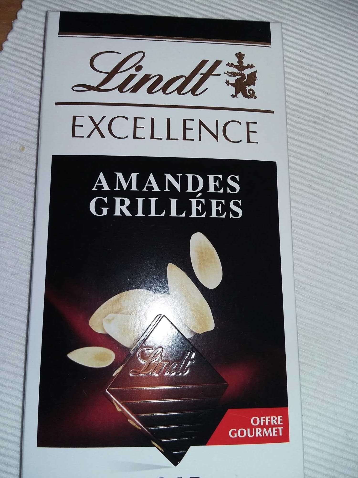 lindt Excellence Amandes Grillées (offre Gourmet) packshot