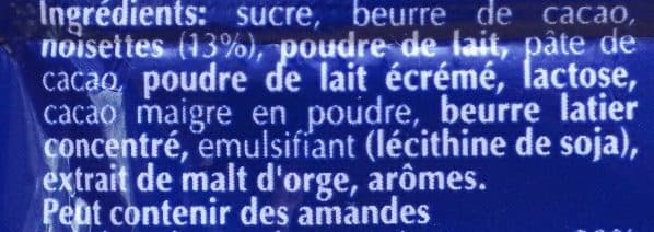 Lindt Chocolat packshot