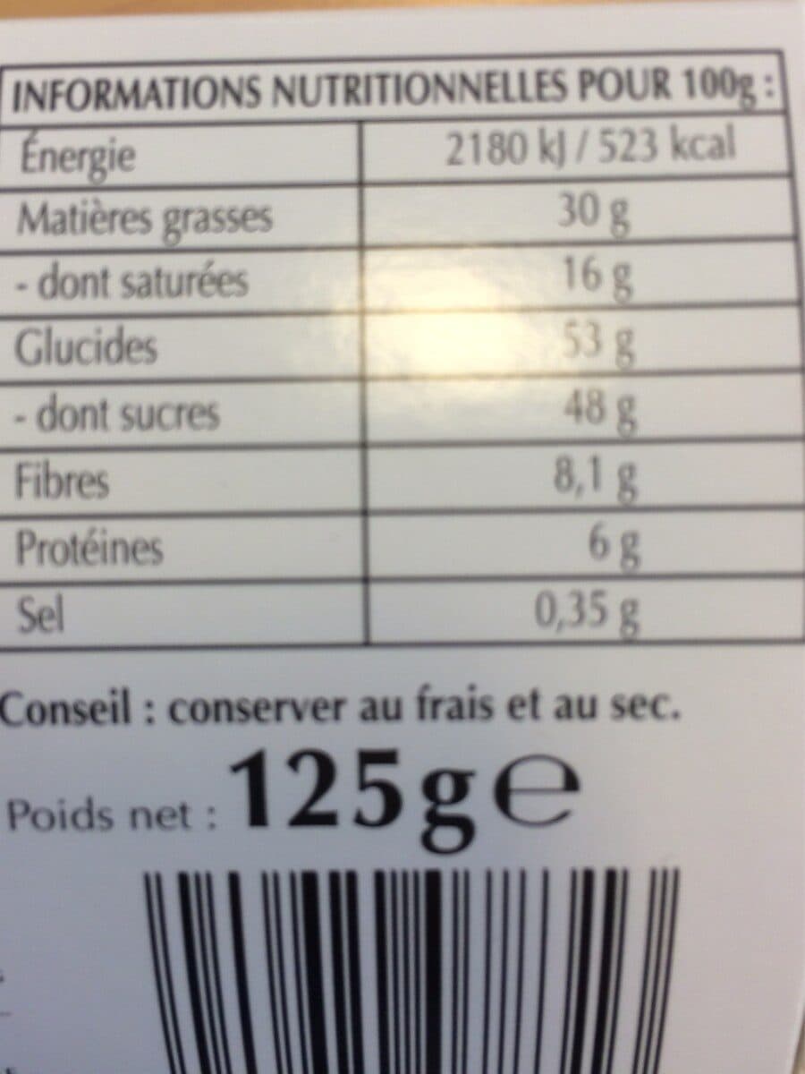 LINDT Les Tuiles Chocolat packshot