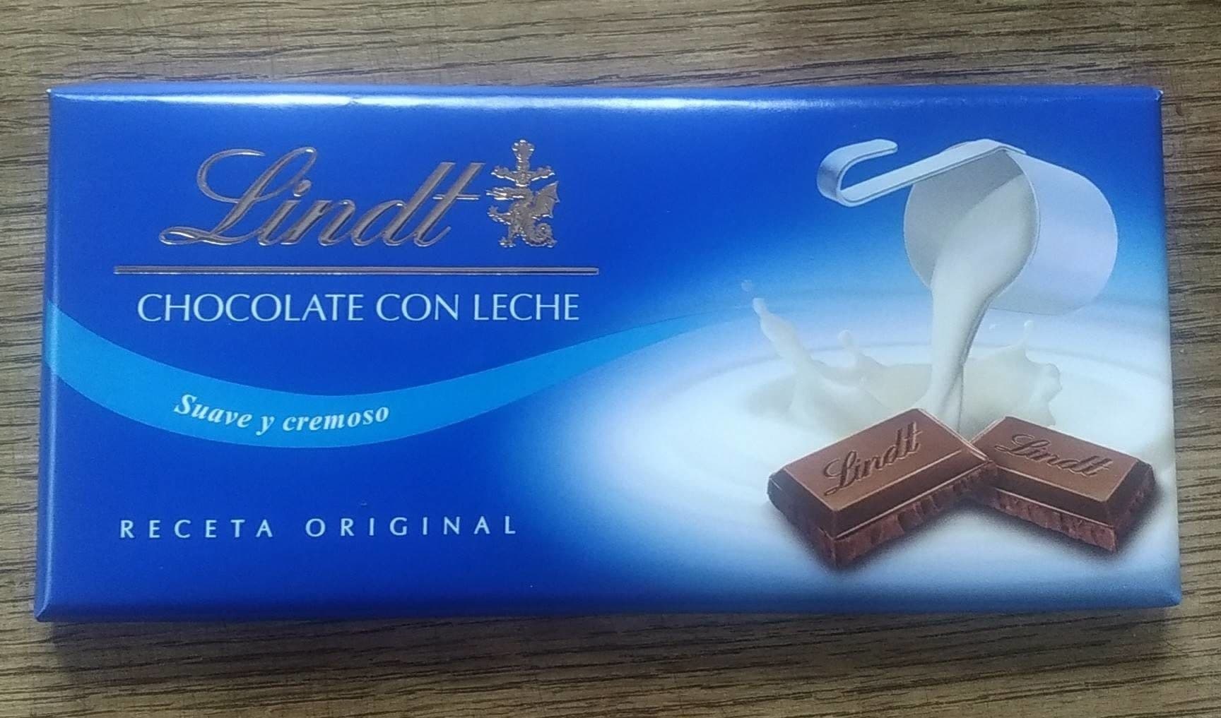 Lindt Chocolat au lait packshot