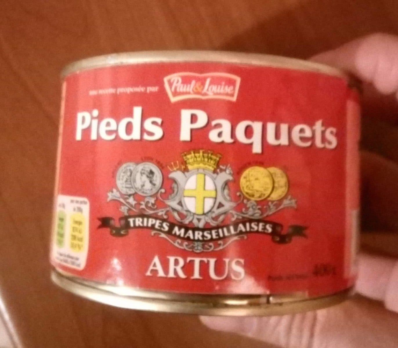 Open Food Facts Pieds Paquets Artus Bte 400G packshot