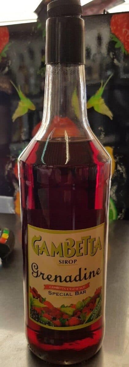 Gambetta Sirop grenadine packshot