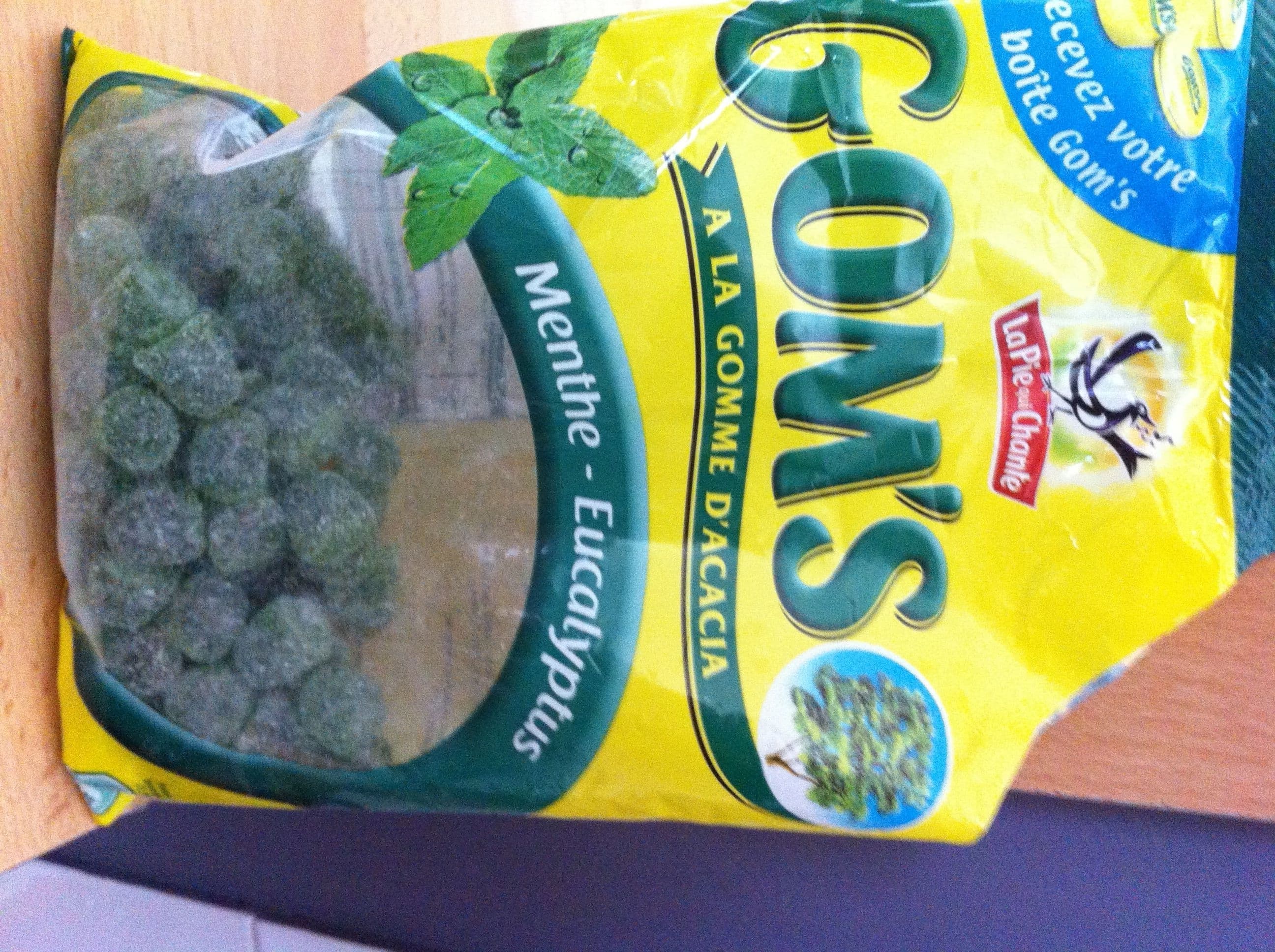 La Pie qui Chante GOM'S Menthe Eucalyptus packshot