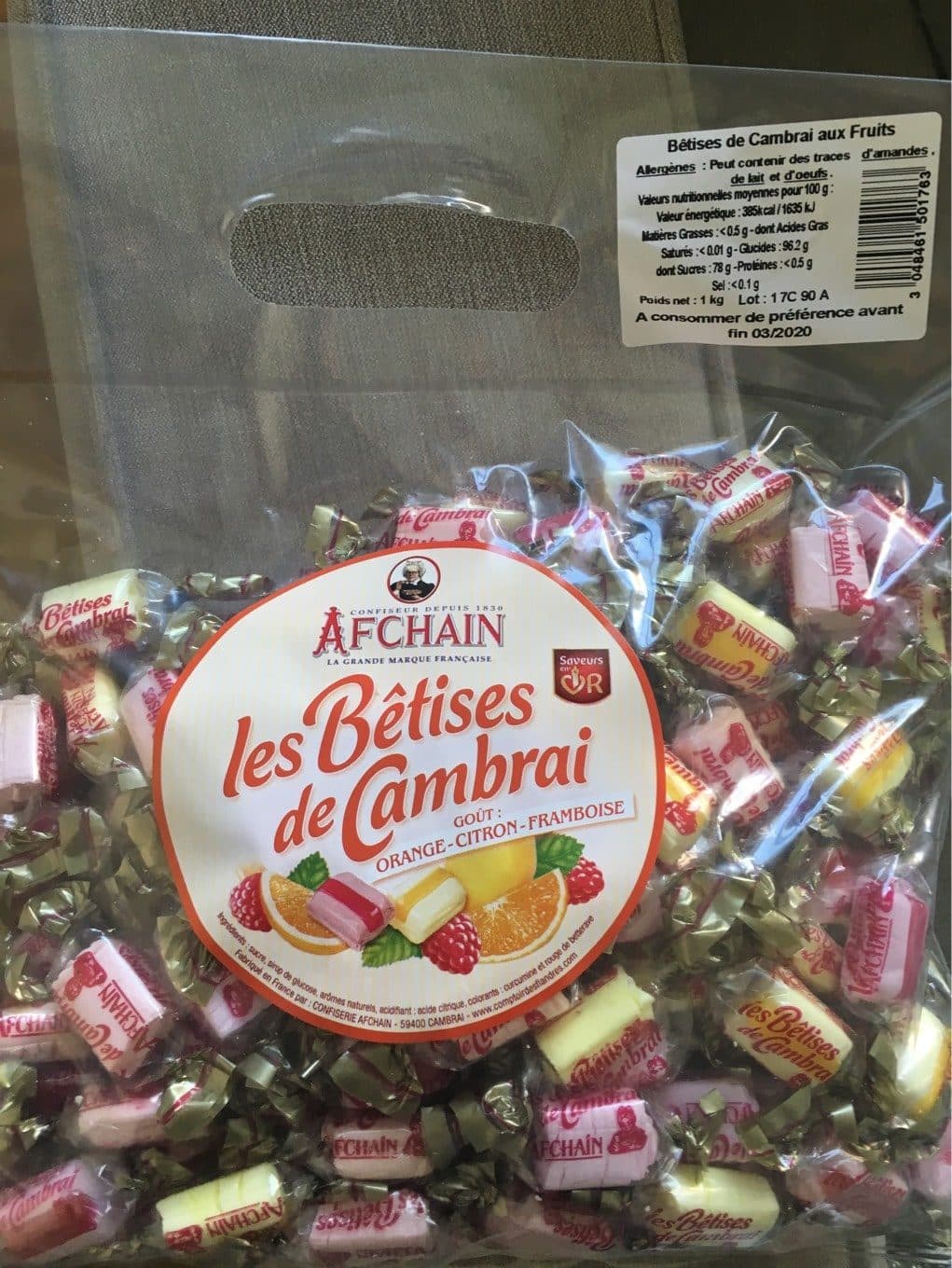 Afghain Bêtises de Cambrai packshot