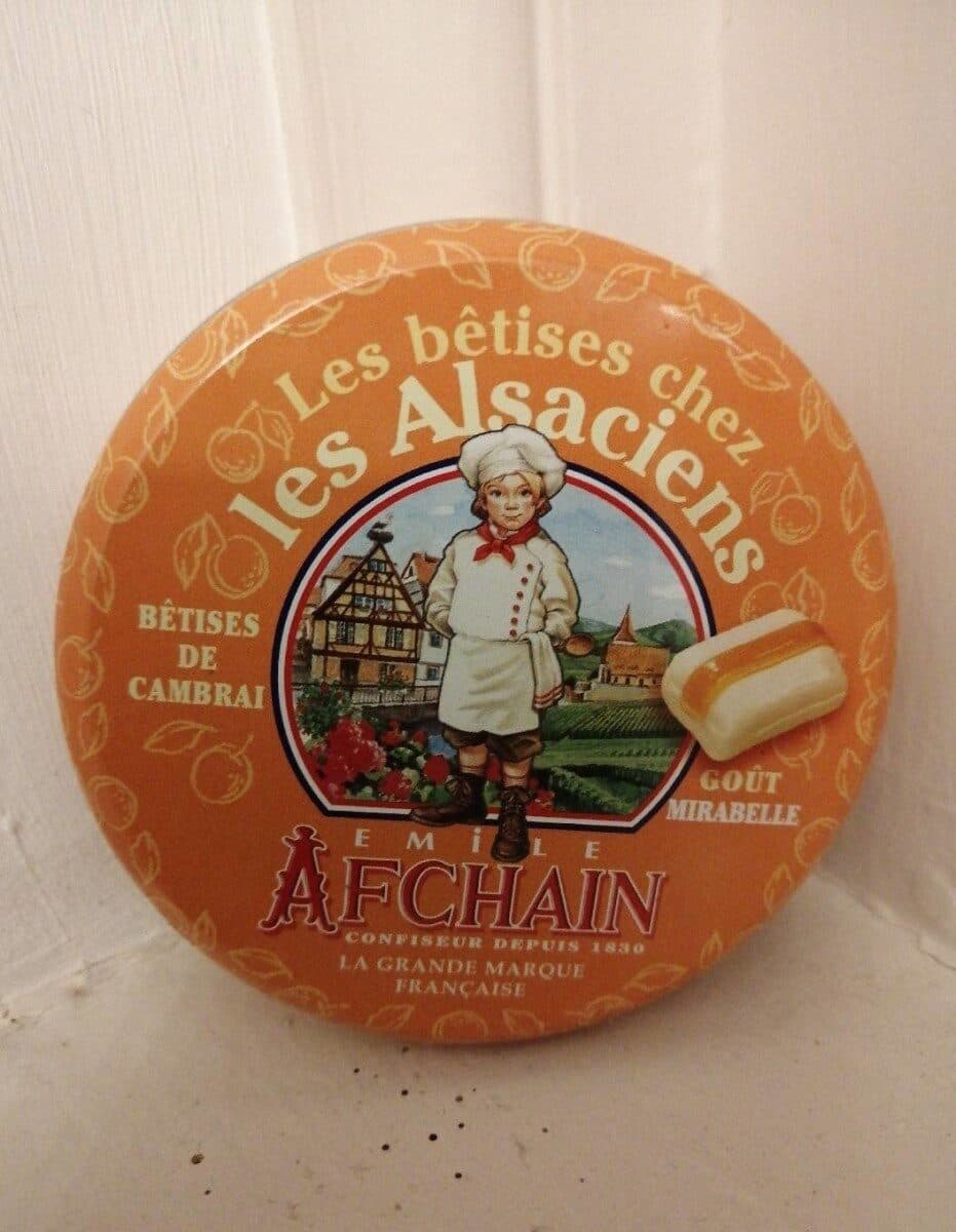 Emile AFCHAIN Bêtises de cambrai goût mirabelles packshot