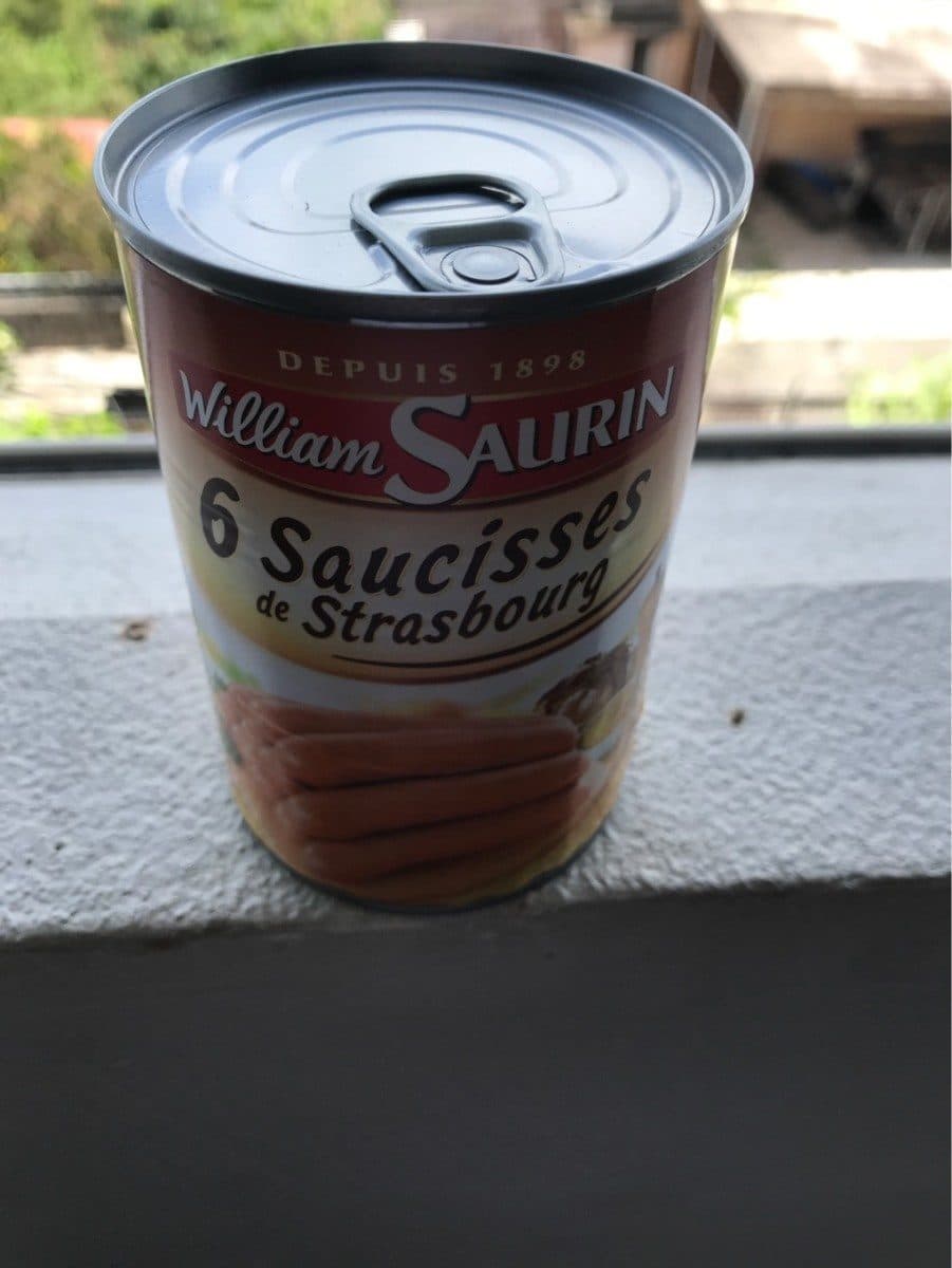 William Saurin Saucisse de strasbourg 1/2 packshot