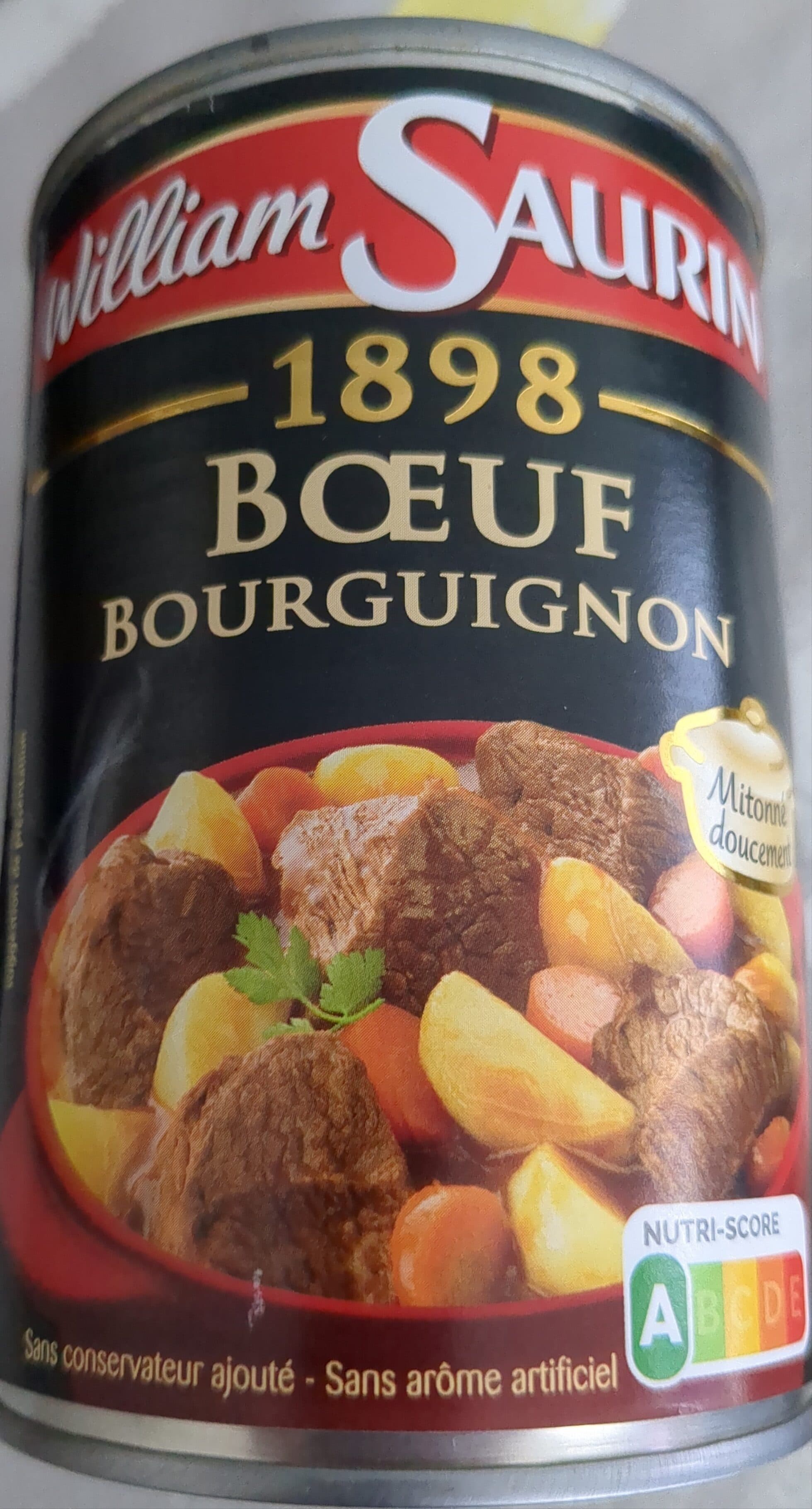 William Saurin 1898 Boeuf Bourguignon packshot