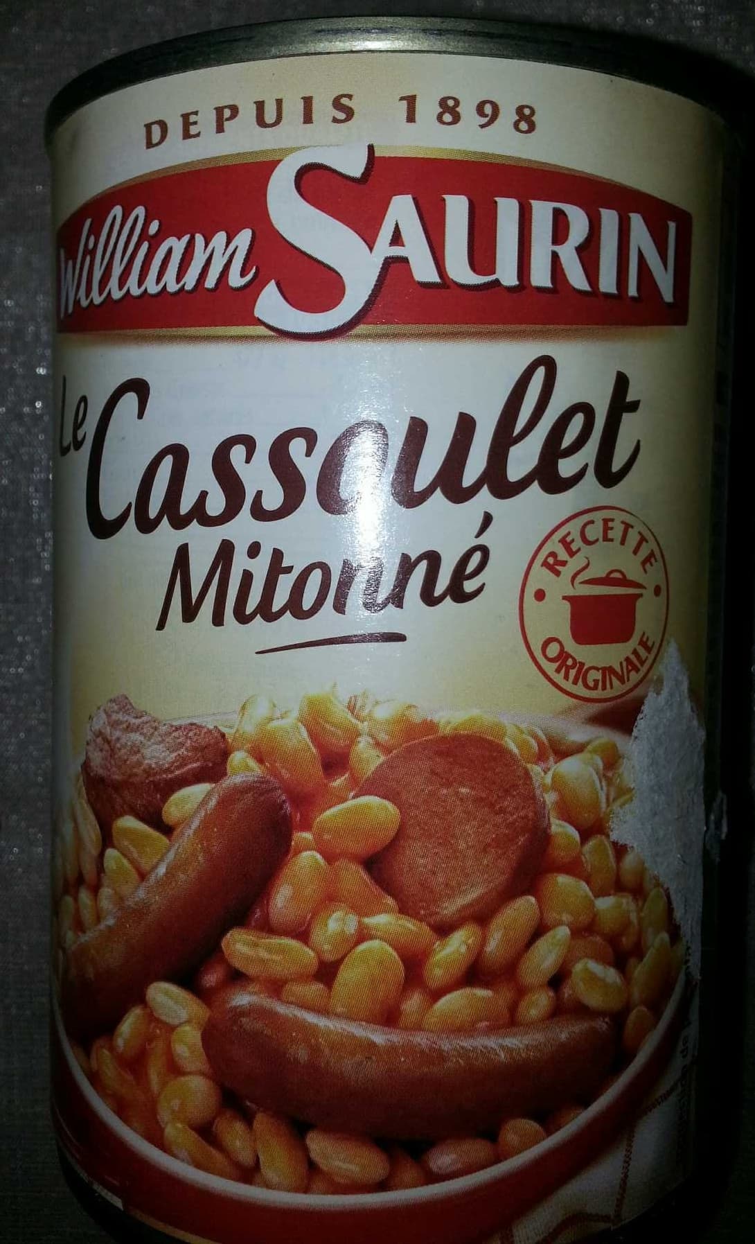 William Saurin Le Cassoulet Mitonné packshot