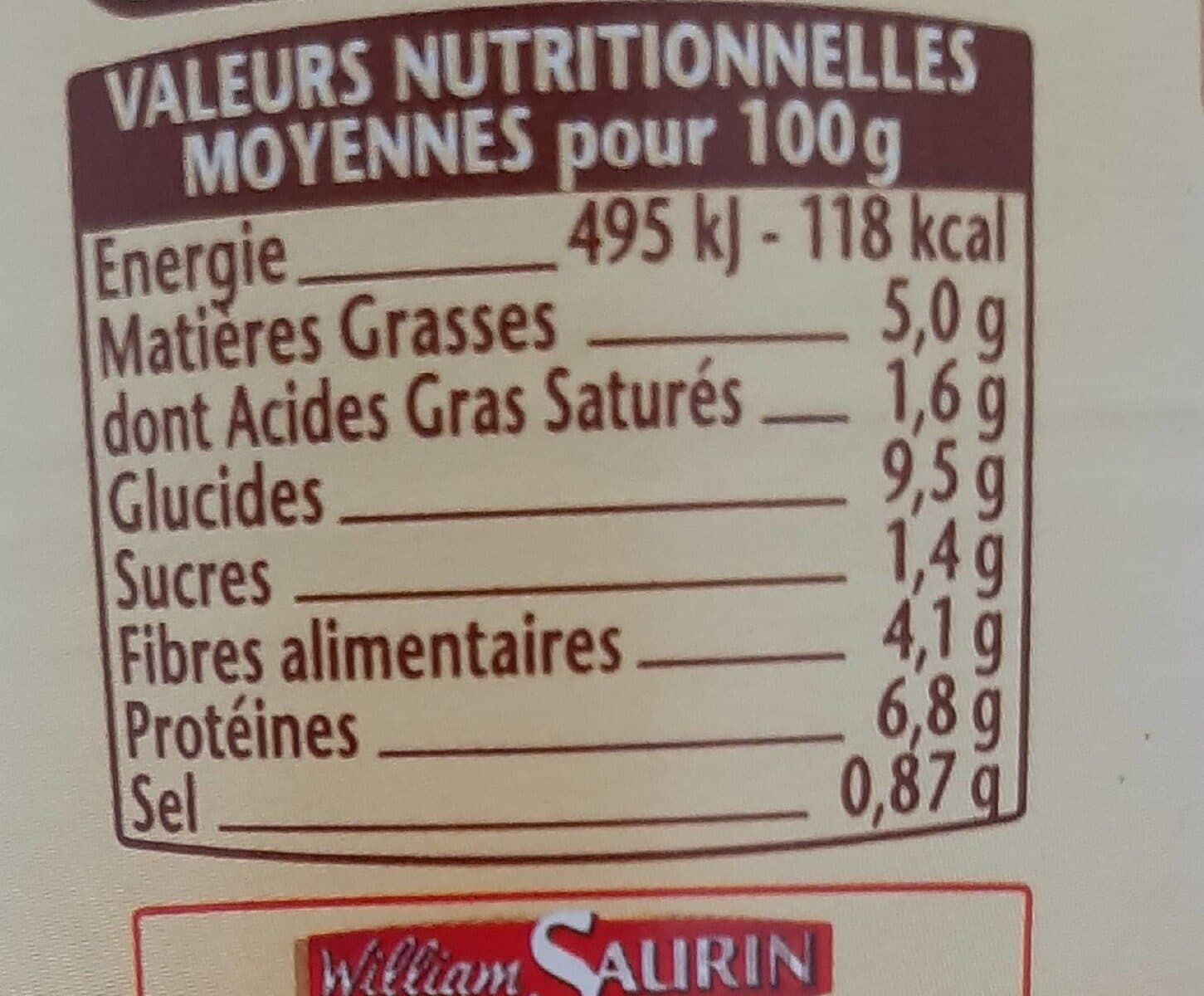 William Saurin Les saucisses aux haricots packshot