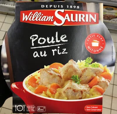 William Saurin Poule au riz packshot
