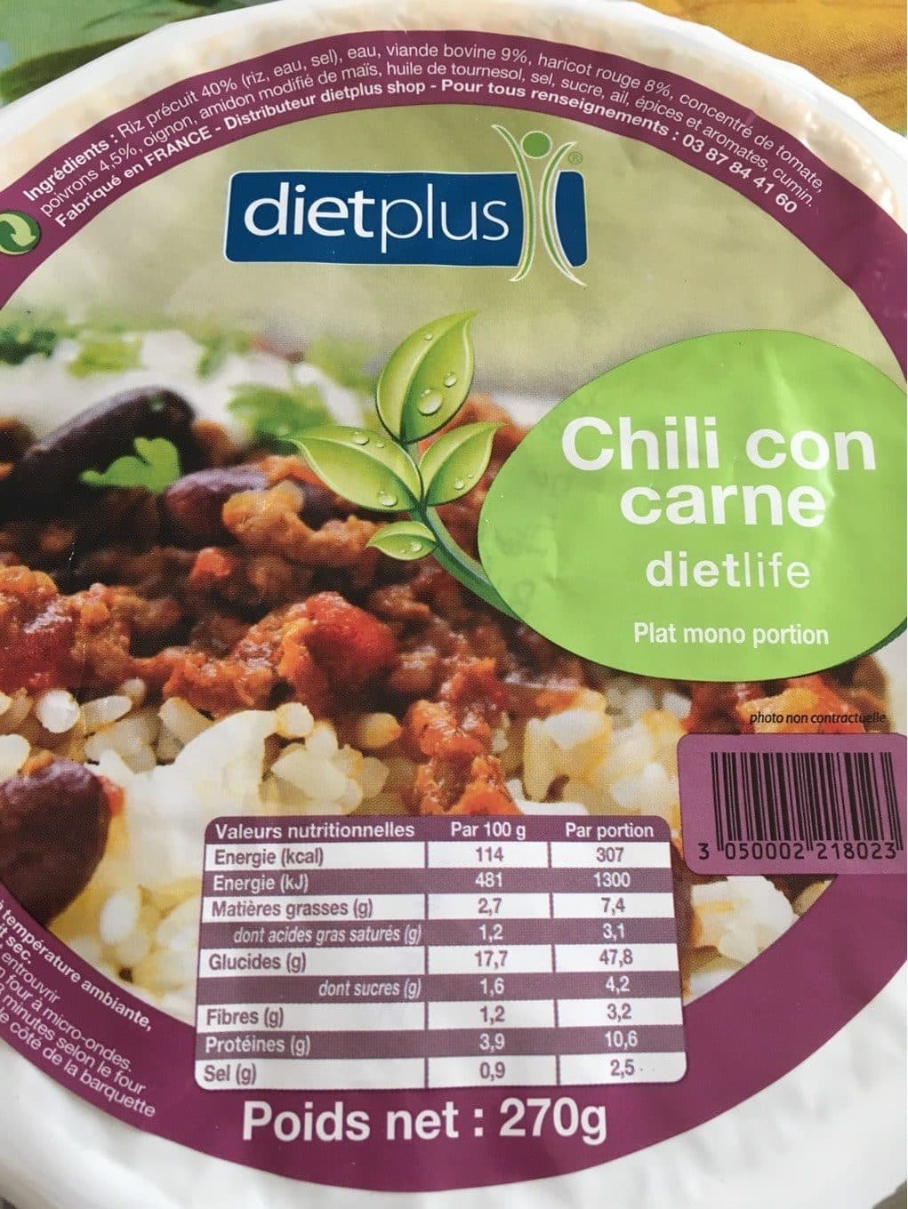 Dietplus Chili Con Carne packshot