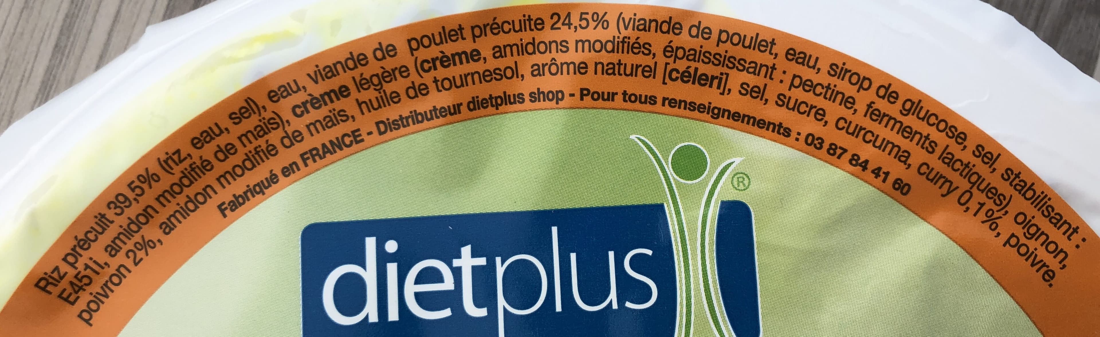 Diet plus Poulet au curry packshot