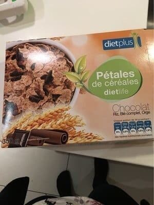 Dietplus Petales de cereales chocolat packshot