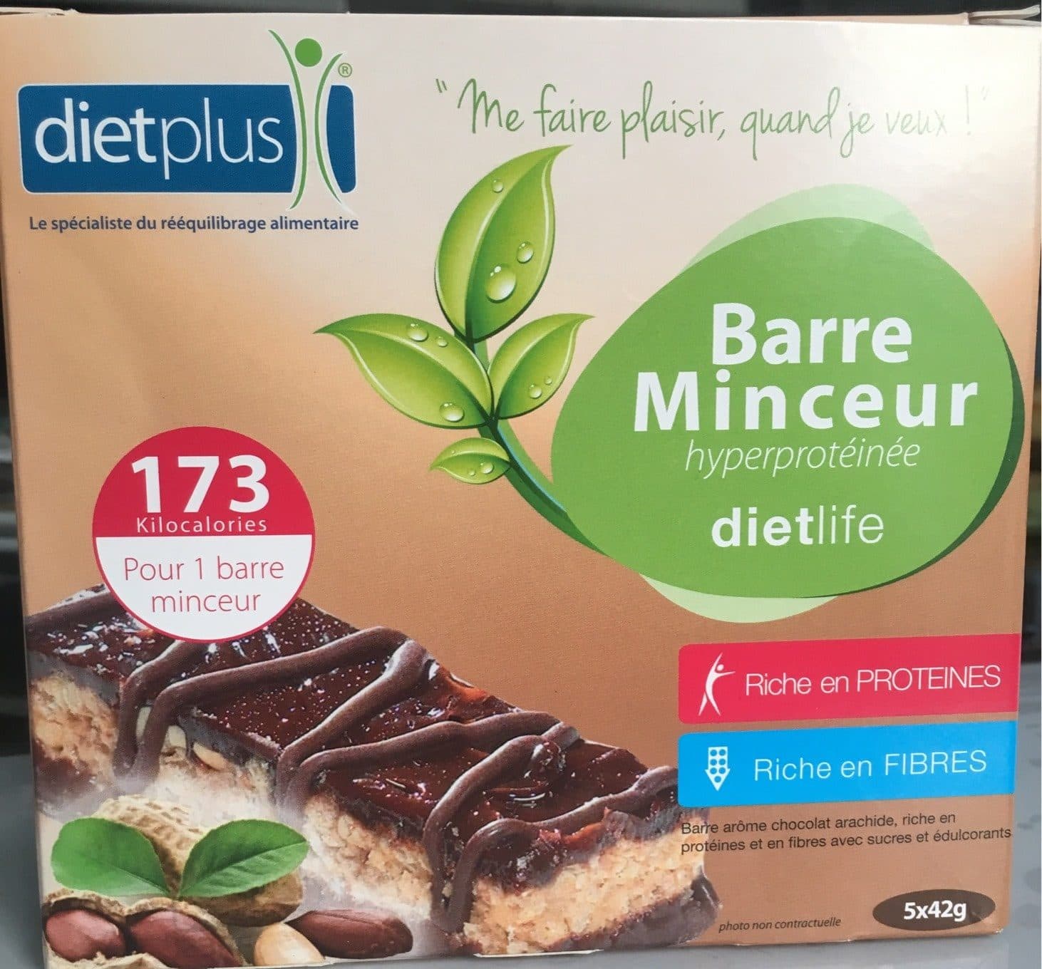dietplus Barre minceur hyperprotéinée packshot