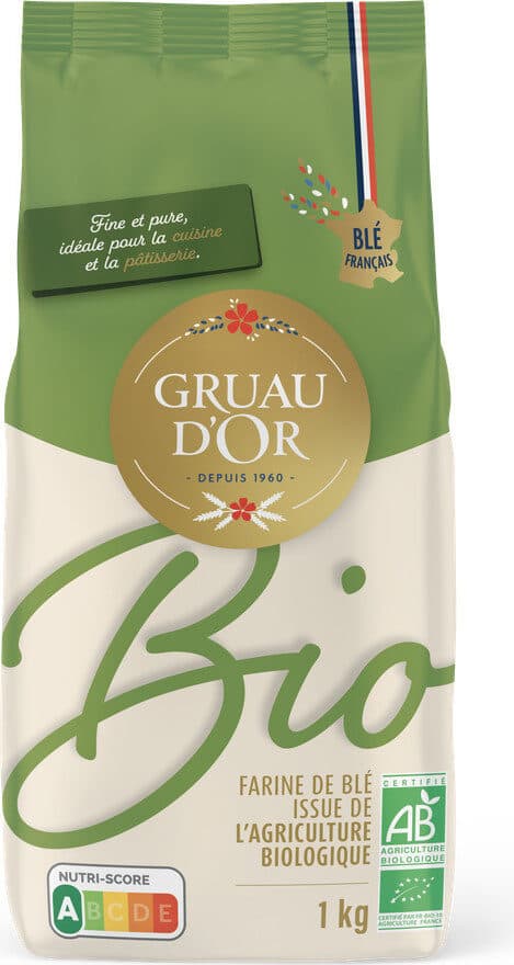 Gruau d'Or Farine de Blé Bio T65 packshot