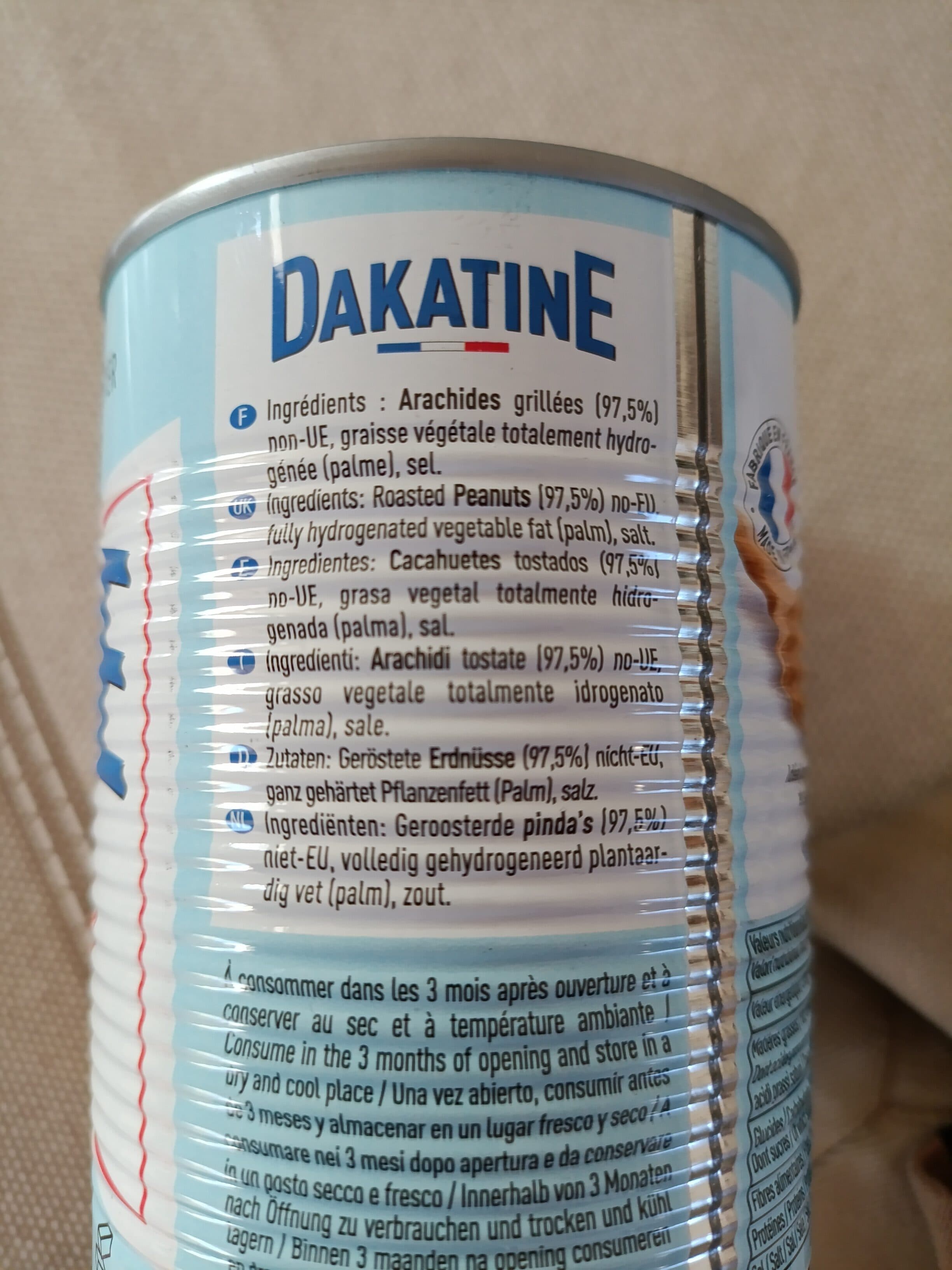 Dakatine Pâte d'arachide packshot