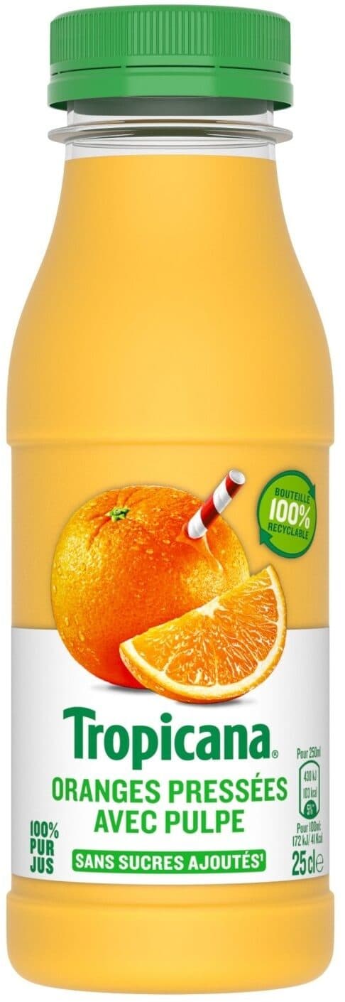 Tropicana Tropicana Orange avec pulpe 25 cl packshot