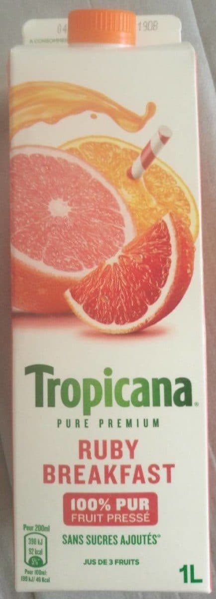 Tropicana Tropicana Pure premium ruby breakfast 1 L packshot