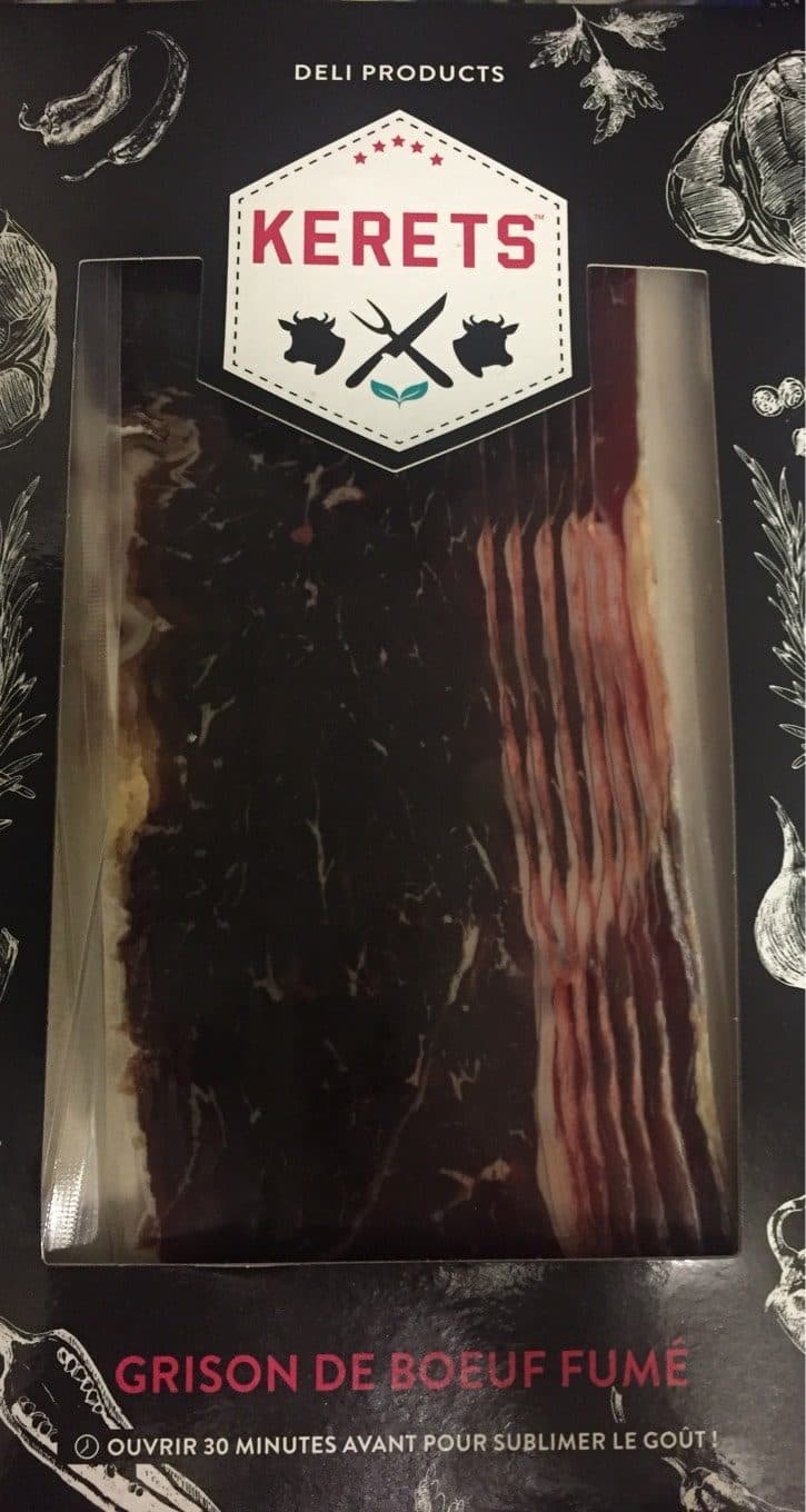 Kerets Grison de boeuf fume packshot