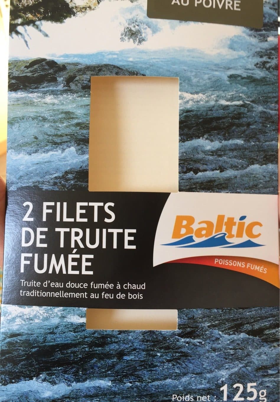 Baltic 2 filets de truite fumée packshot