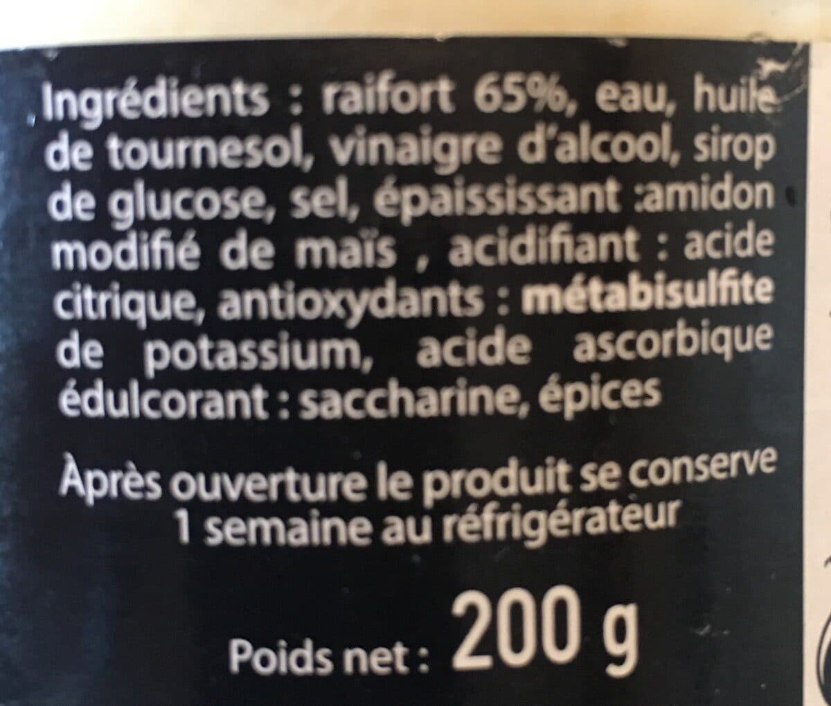 Baltic Raifort goût plus fort BALTIC packshot