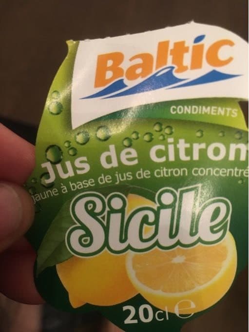Baltic Jus De Citron packshot