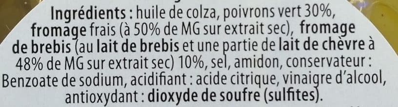Baltic Poivrons verts farcis au fromage de brebis packshot