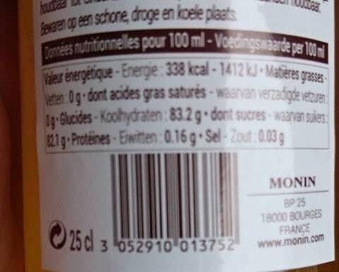 Monin Le sirop de Fruits de la passion packshot