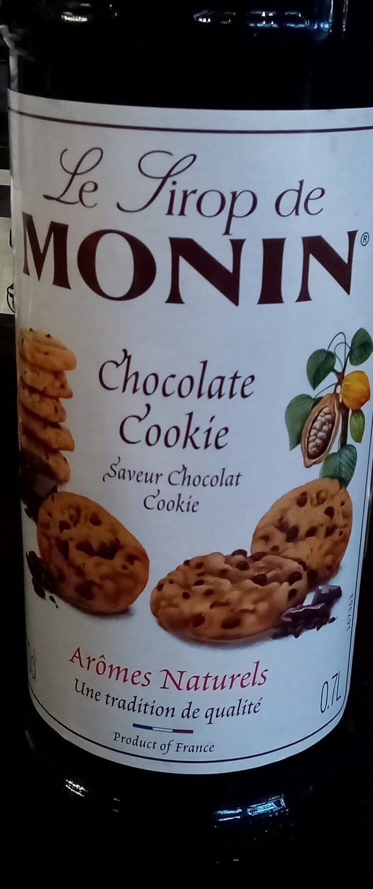 Monin Monin chocolate cookie syrup packshot