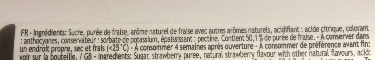 Monin Monin - Fraise packshot