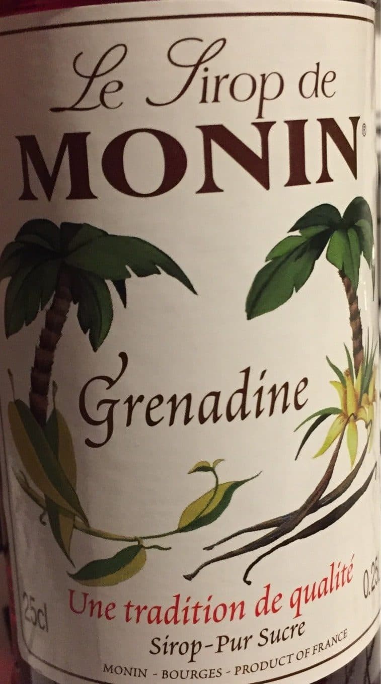 Monin Sirop de grenadine packshot