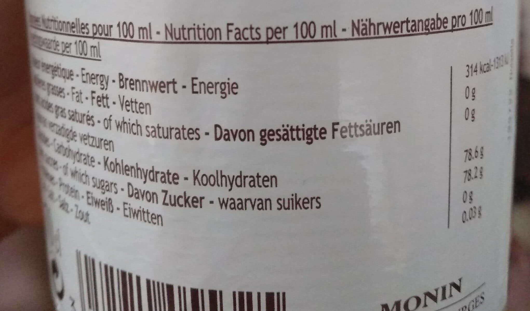 Monin Monin Syrup Hazelnut packshot