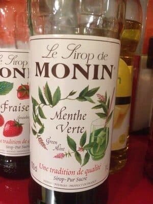 Monin Le Sirop De Monin Menthe Verthe packshot