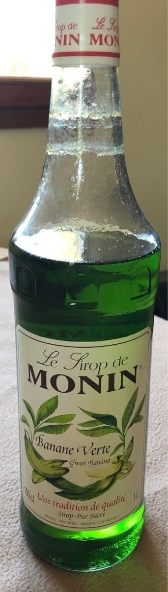 Monin Monin Bouteille Monin Banane Verte packshot