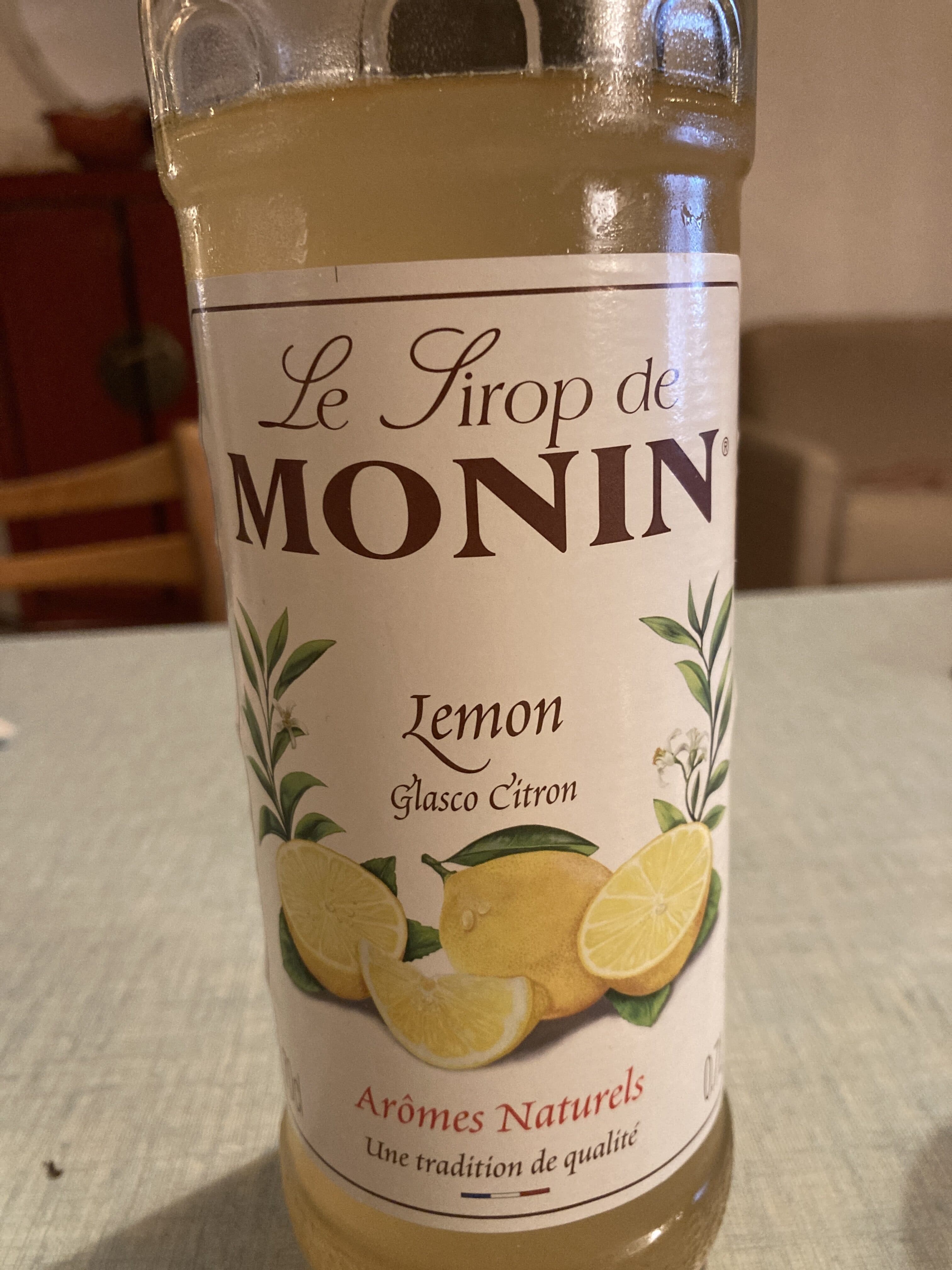 Monin Sirop De Citron Glasco packshot