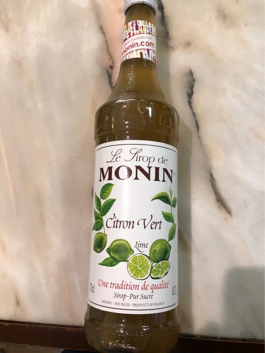 Monin Sirop Citron Vert packshot