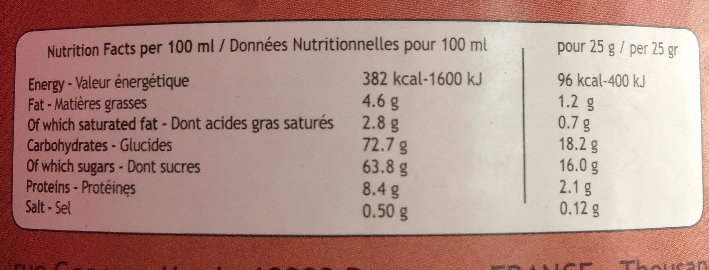Monin Frappe base chocolat packshot
