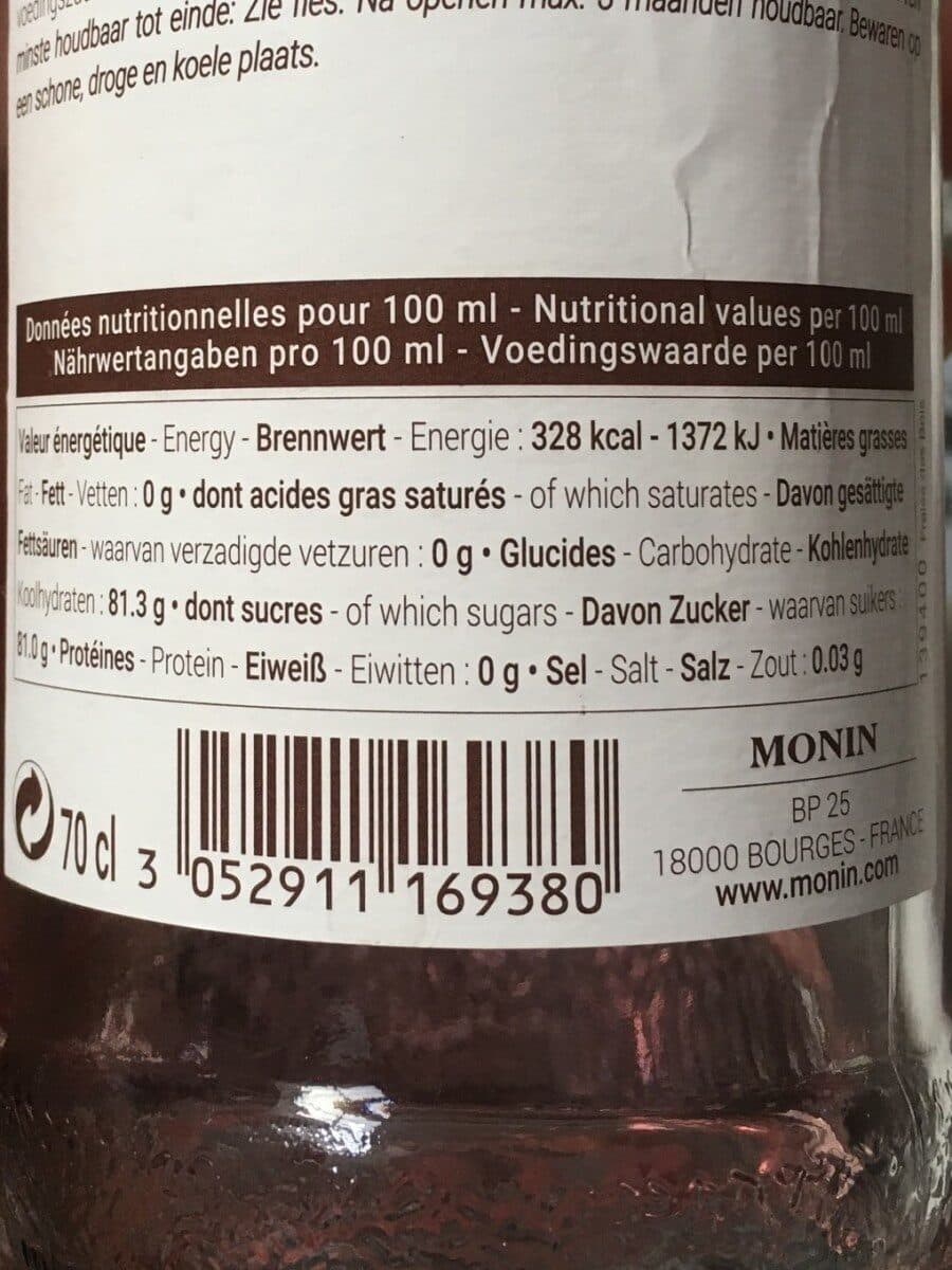 Monin Sirop Fraises Des Bois packshot