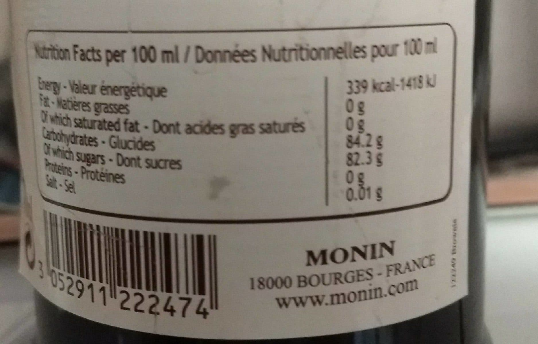 Monin Sirop Brownie packshot