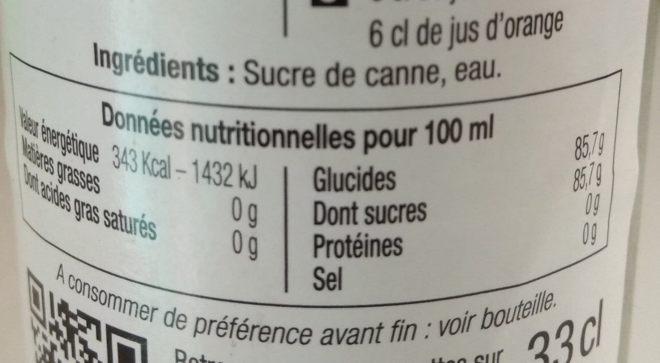 Monin Sirop sucre de canne packshot