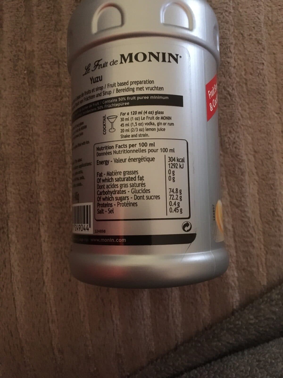Monin Le fruit de Monin packshot