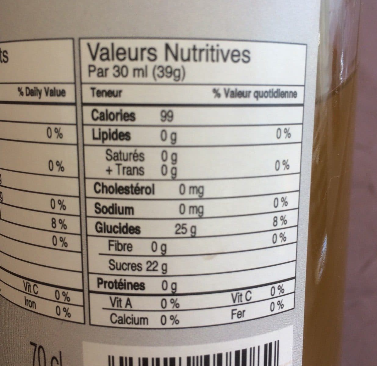 Open Food Facts Sirop de fruit de la passion COMBIER packshot