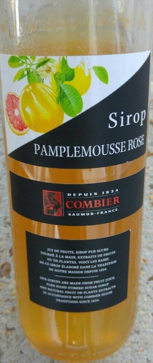 Open Food Facts Sirop de pamplemousse rose packshot