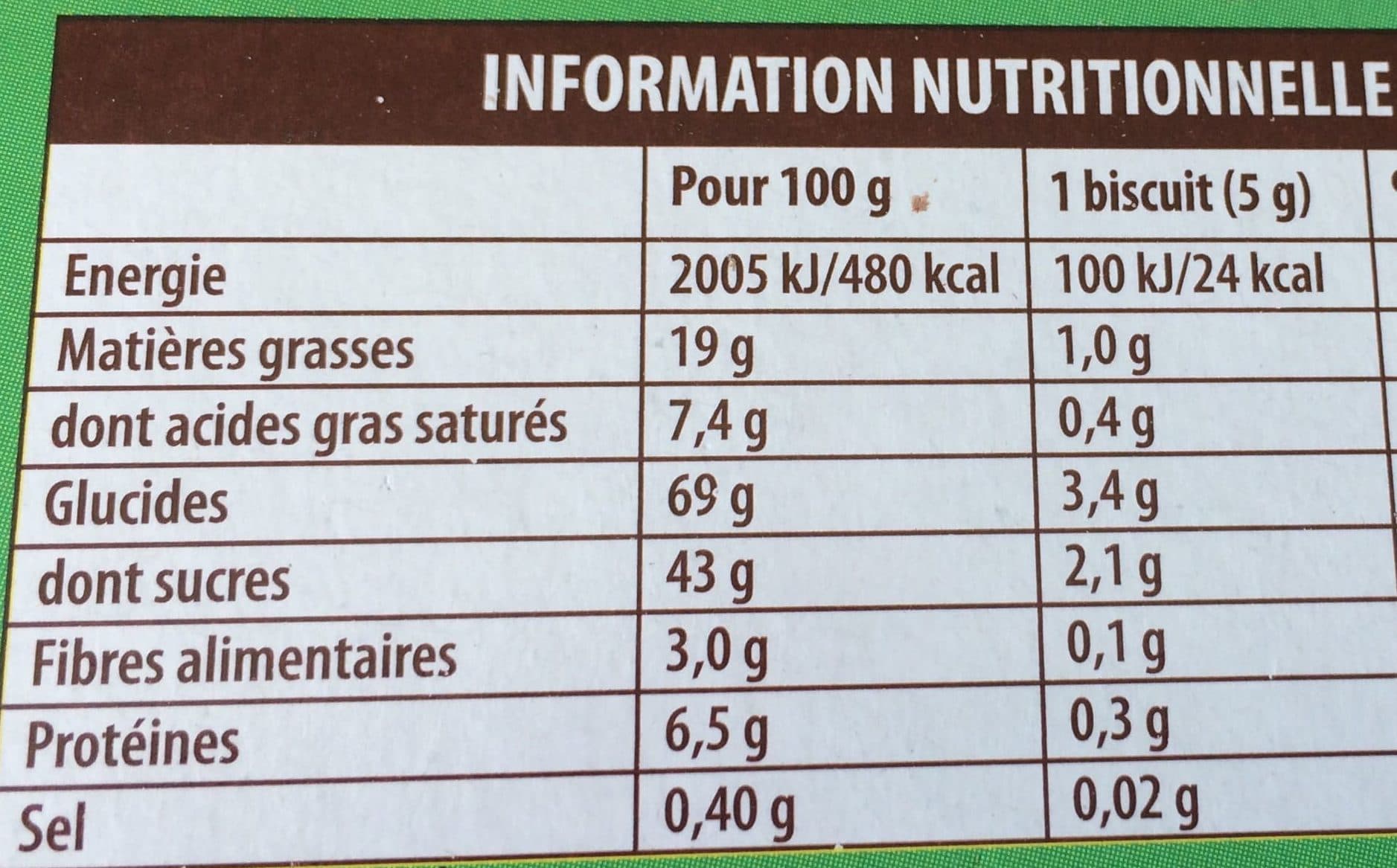 Lu Tuiles aux amandes packshot