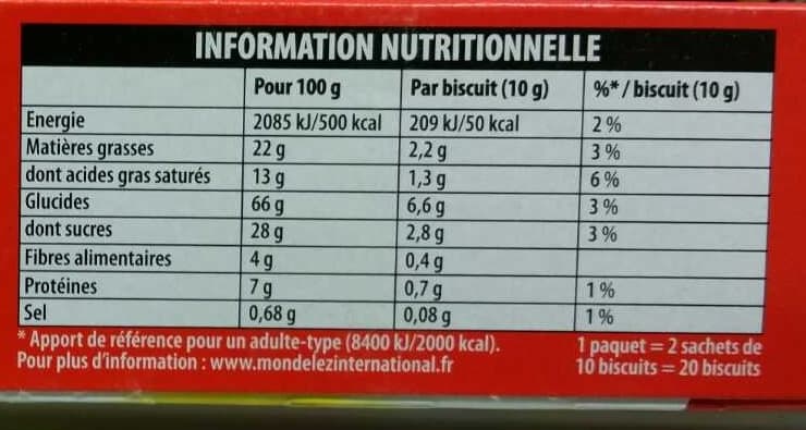LU Pépito Chocolat Noir packshot