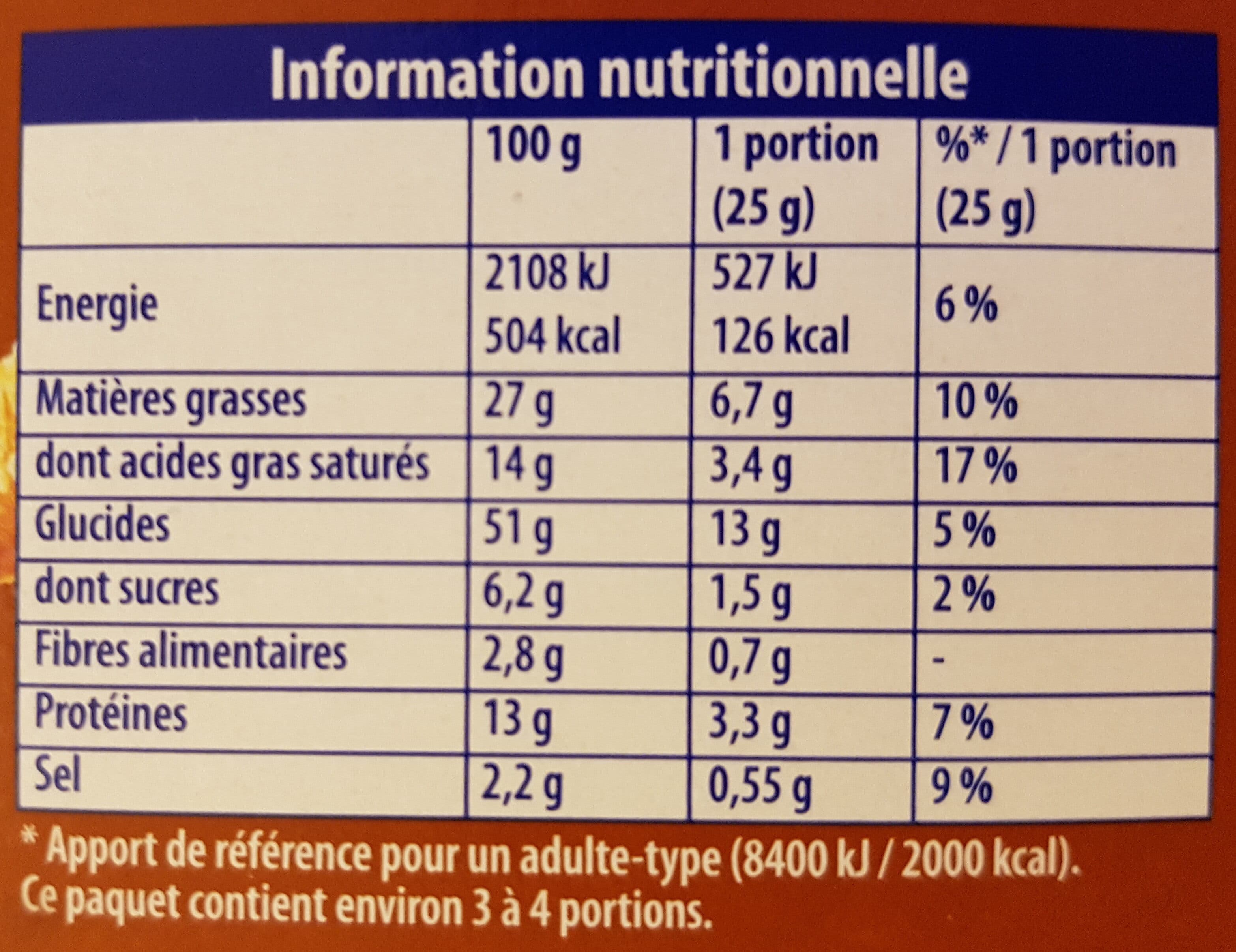 BelinKraft FoodsMondelèz International Feuilleté Emmental packshot