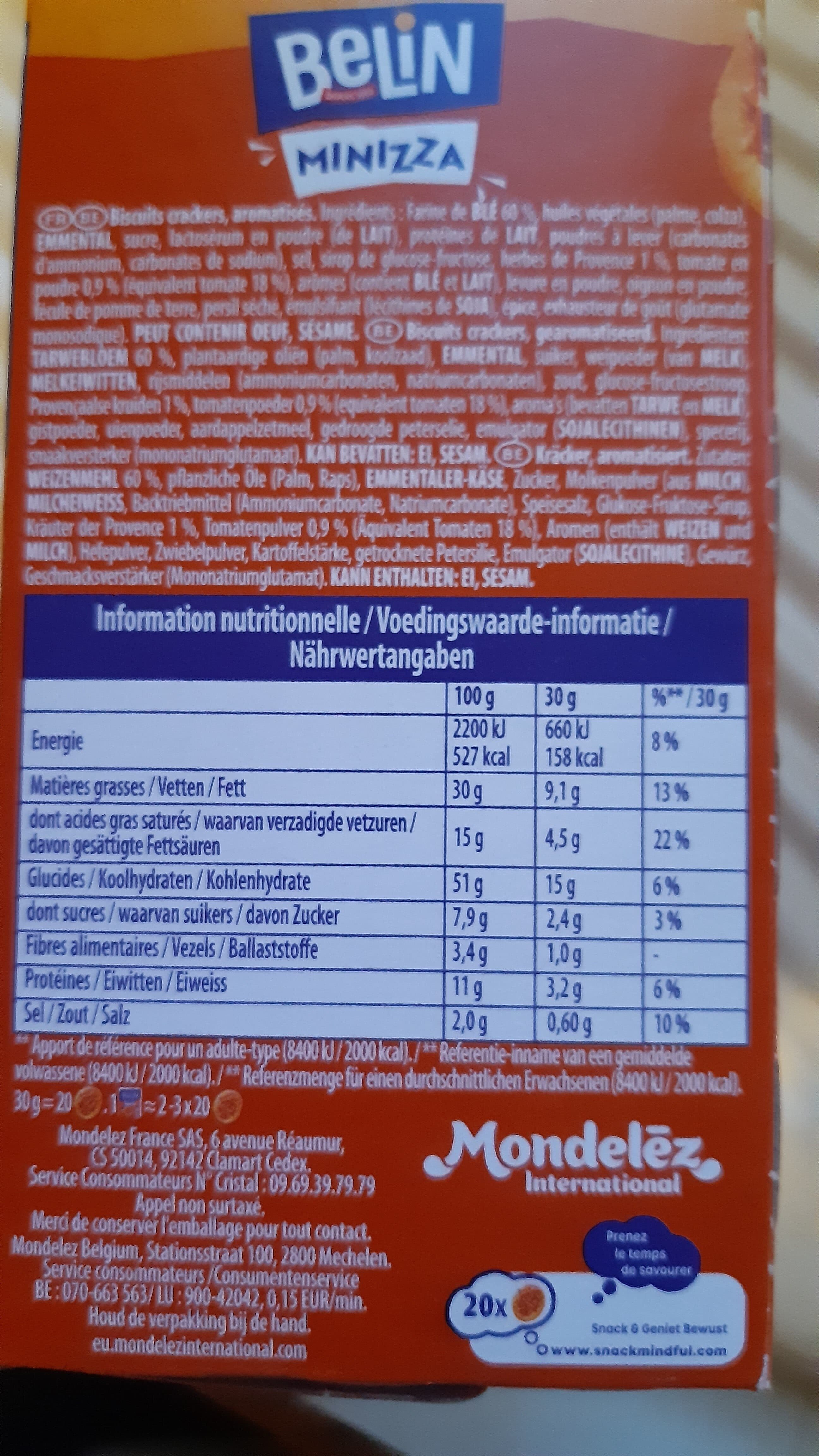 Belin Minizza Tomate🍅& Herbes de Provence packshot