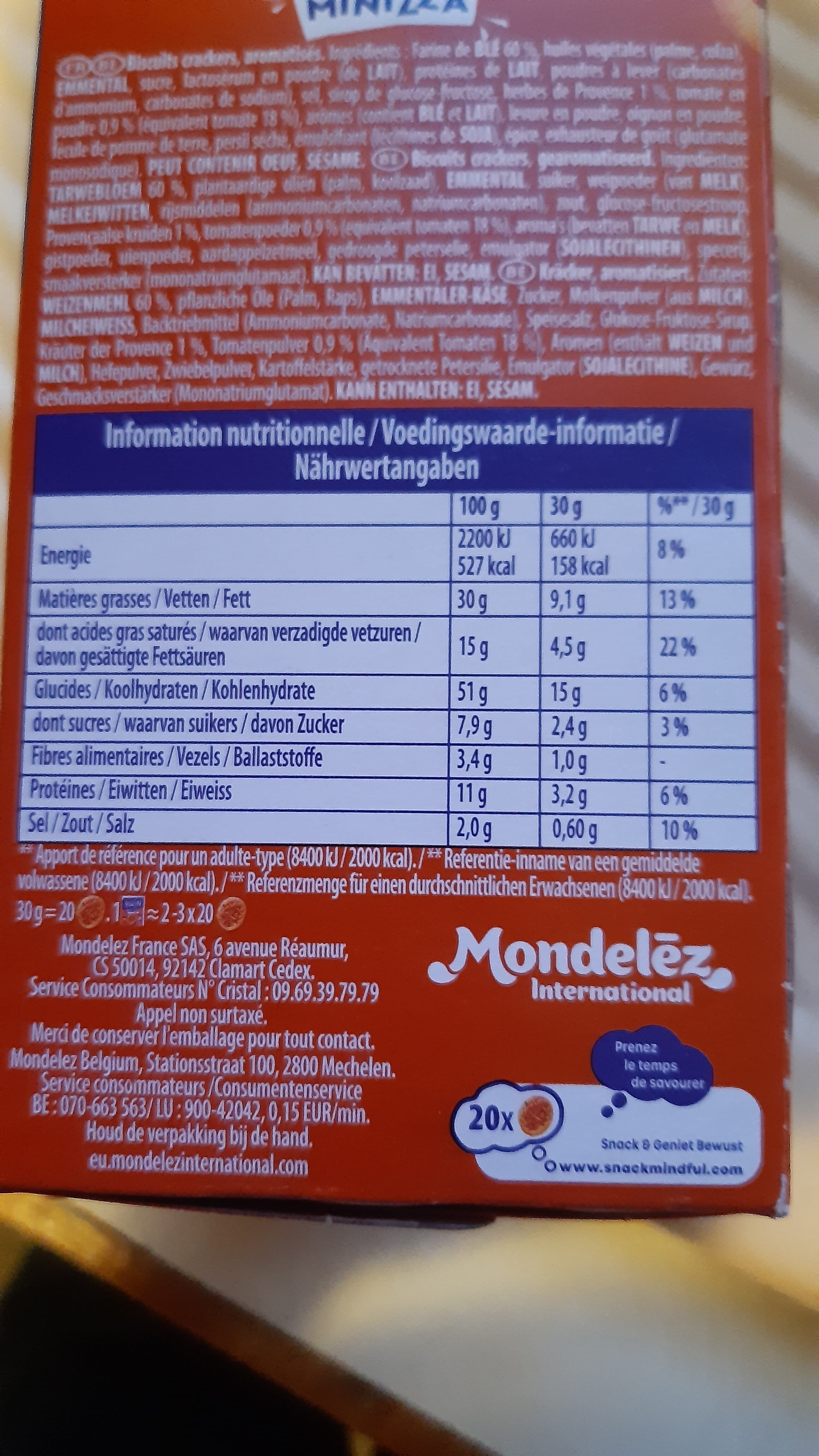 Belin Minizza Tomate🍅& Herbes de Provence packshot