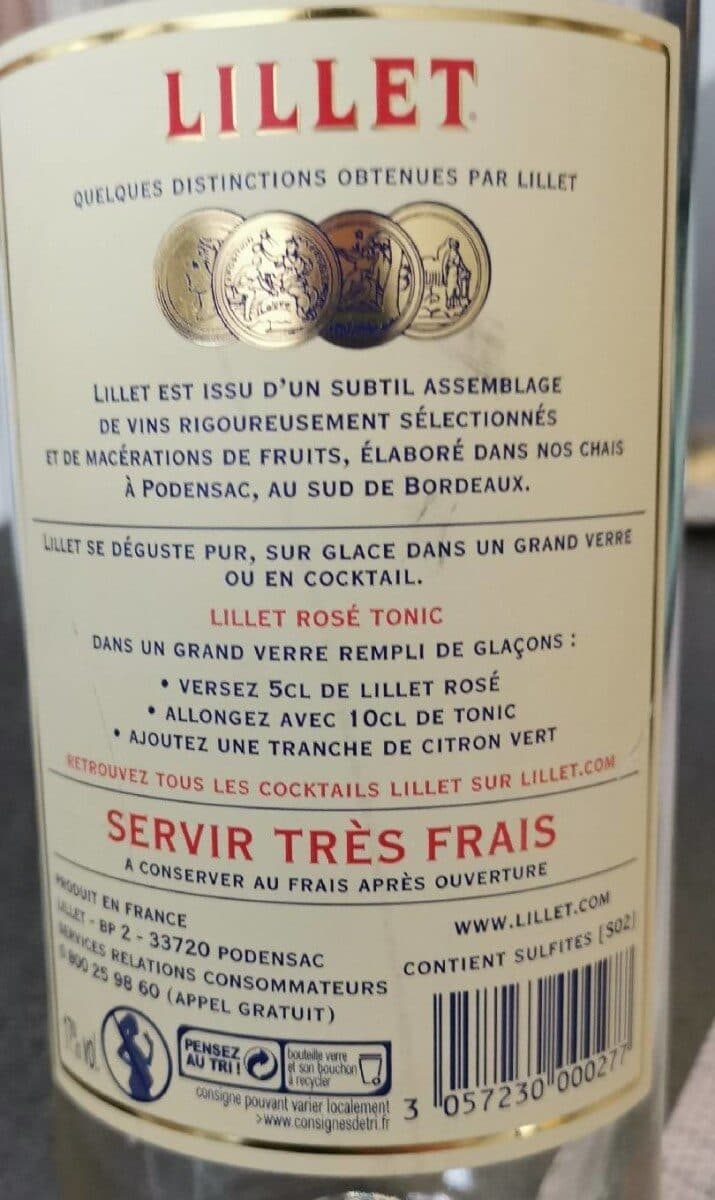 Lillet Lillet Rosé packshot